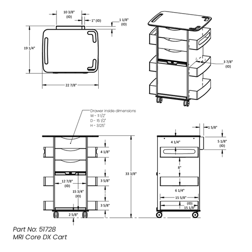51728 | MRI Core DX with Sliding Door